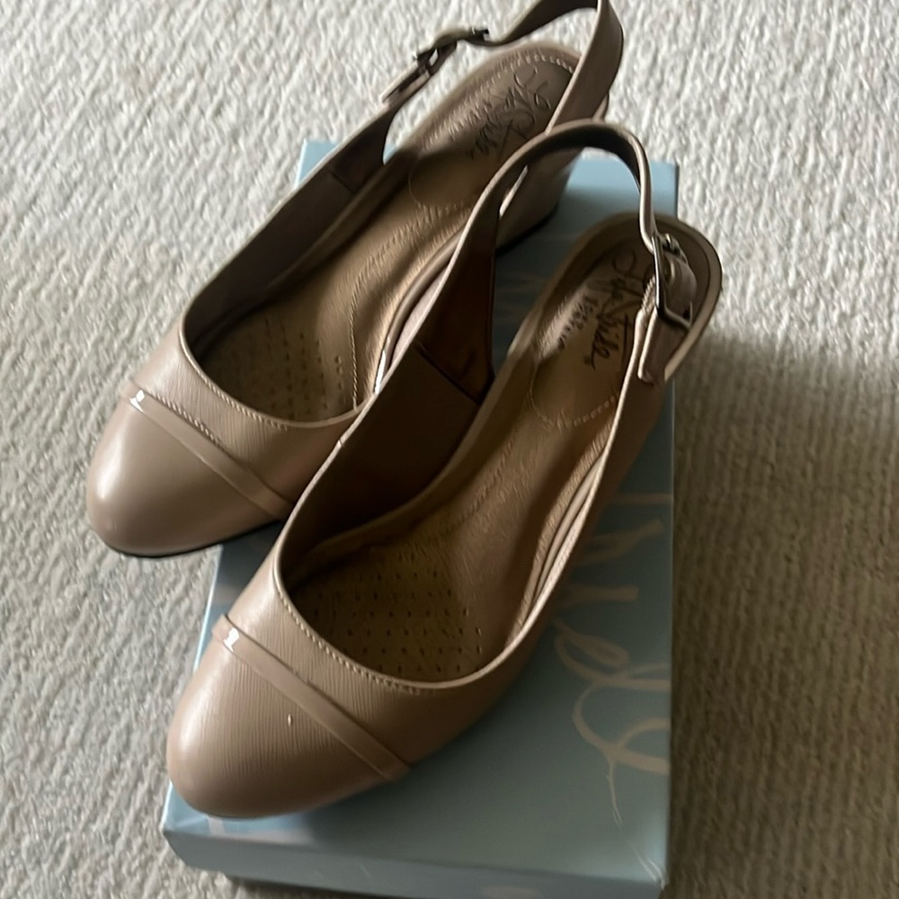 Life Stride sling back wedges